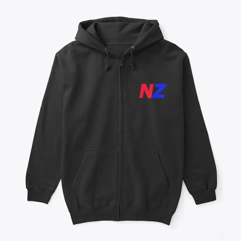 NZ Logo Unisex Zip Hoodie